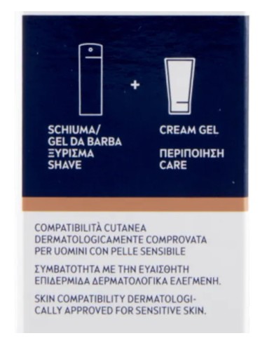Nivea Men Sensitive Viso E Barba Cream Gel 50ml - Sollievo Dal Prurito